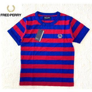 フレッドペリー(FRED PERRY)の新品フレッドペリーボーダーカットソー半袖Tシャツ110センチ(Tシャツ/カットソー)