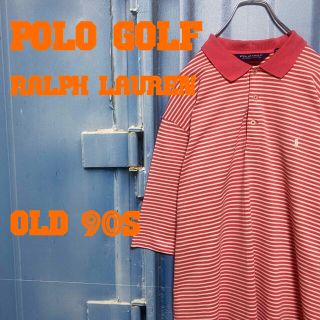 ポロゴルフ(Polo Golf)の90s POLO GOLF ポロゴルフ ボーダー オーバーサイズ OLD 古着(ポロシャツ)