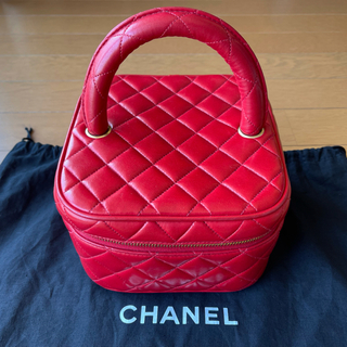 CHANEL - レア シャネル バニティバッグ 赤の通販 by hmily813's shop