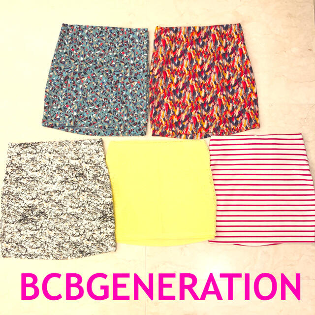 断捨離セール　新品　BCBGENERATION ミニスカート　5枚セット