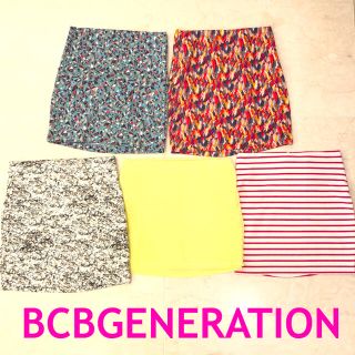 ビーシービージーマックスアズリア(BCBGMAXAZRIA)の断捨離セール　新品　BCBGENERATION ミニスカート　5枚セット(ミニスカート)