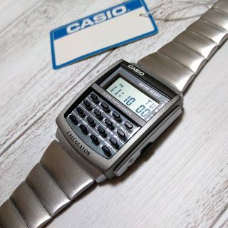 カシオ(CASIO)の★新品★カシオ★カリキュレーター電卓付腕時計★ステンレス★日本未発売★DB13(腕時計(デジタル))