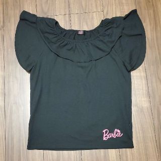 バービー(Barbie)の新品未使用☆Barbie フリルTシャツ150(Tシャツ/カットソー)