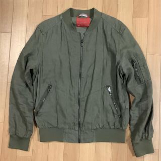 ザラ(ZARA)のZARA MAN  MAー1  ブルゾン  モスグリーン  オリーブ色(ブルゾン)