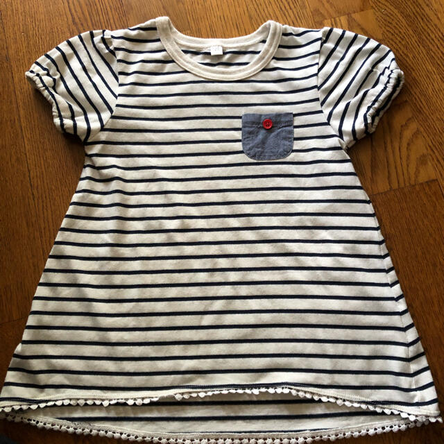 西松屋(ニシマツヤ)の女児トップス・120 キッズ/ベビー/マタニティのキッズ服女の子用(90cm~)(Tシャツ/カットソー)の商品写真