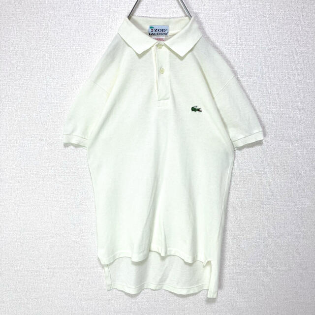 80s IZOD LACOSTE ラコステ ポロシャツ ヴィンテージ M 1