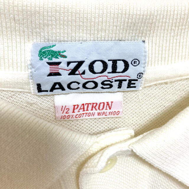 80s IZOD LACOSTE ラコステ ポロシャツ ヴィンテージ M 4