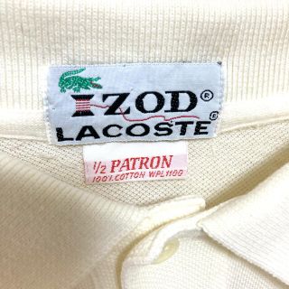 80s IZOD LACOSTE ラコステ ポロシャツ ヴィンテージ M