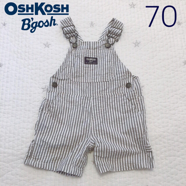 OshKosh(オシュコシュ)のOSH KOSH B'gosh オーバーオール サロペット キッズ/ベビー/マタニティのベビー服(~85cm)(ロンパース)の商品写真