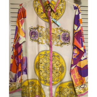 ジャンニヴェルサーチ(Gianni Versace)のIstante.シルクブラウス　Gianni Versace ヴィンテージ(シャツ/ブラウス(長袖/七分))