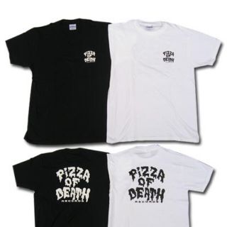 ハイスタンダード(HIGH!STANDARD)のPIZZA OF DEATH  Tシャツ　カラー白(ミュージシャン)