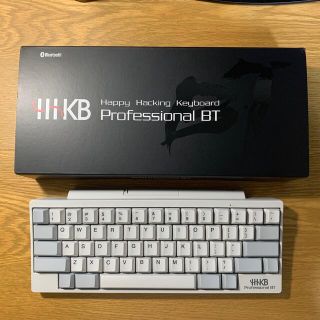 フジツウ(富士通)のHHKB Professional BT 英語配列 白 PD-KB600W(PC周辺機器)