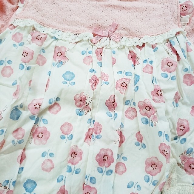 coeur a coeur(クーラクール)のcoeur a coeur　100　バルーンチュニック　ワンピース キッズ/ベビー/マタニティのキッズ服女の子用(90cm~)(Tシャツ/カットソー)の商品写真