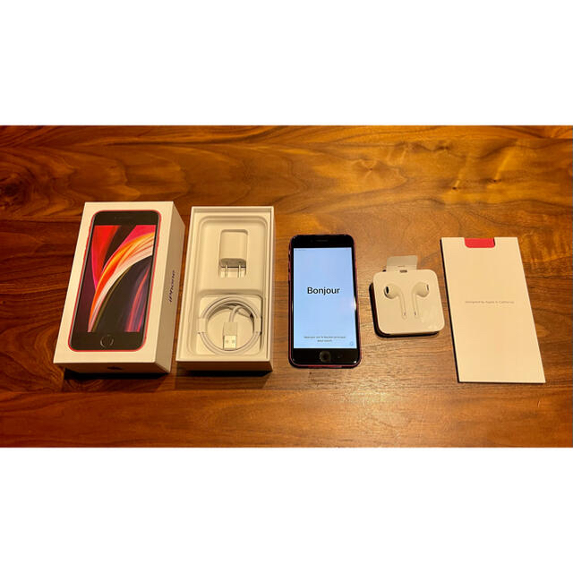 スマートフォン/携帯電話iPhone SE 2nd 128GB RED SIMフリー