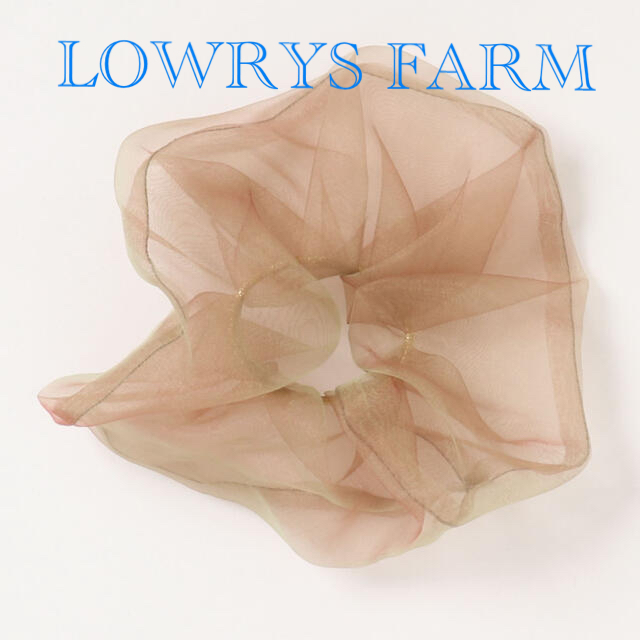 LOWRYS FARM(ローリーズファーム)の【LOWRYS FARM】シアーシュシュ レディースのヘアアクセサリー(ヘアゴム/シュシュ)の商品写真