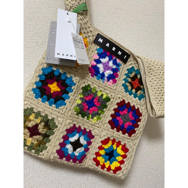 限定 MARNI マルニマーケット フィッシュバッグ ナチュラル 新品 かぎ