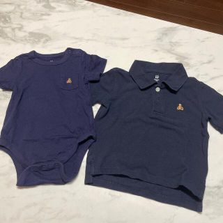 ベビーギャップ(babyGAP)のGapbaby ブラナンベア　2枚セット(ロンパース)