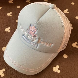 mezzo piano【メゾピアノ】イチゴ刺しゅう後リボンメッシュキャップ