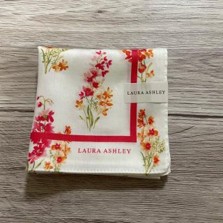 ローラアシュレイ(LAURA ASHLEY)のローラアシュレイハンカチオレンジ(ハンカチ)