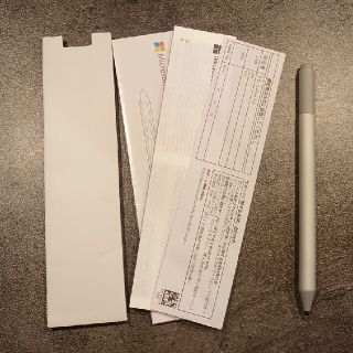 マイクロソフト(Microsoft)のMicrosoft Surface Pen silver EYV-00015(PC周辺機器)