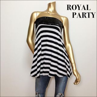 ロイヤルパーティー(ROYAL PARTY)のROYAL PARTY スパンコール ベア チュニック＊DURAS EGOIST(チュニック)