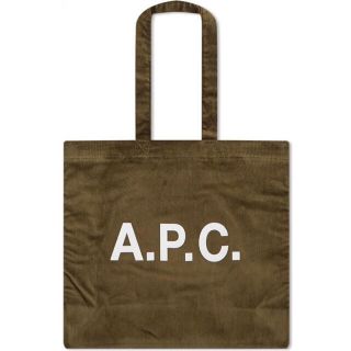 アーペーセー(A.P.C)のA.P.C. トートバッグ 新品　カーキ コーデュロイ　APC アーペーセー(トートバッグ)