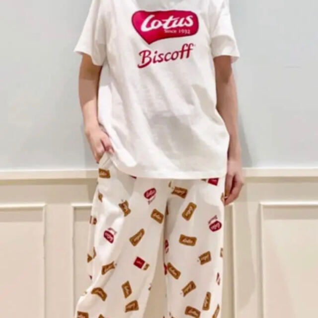 新品 2点セット ジェラートピケ Lotus ロータス Tシャツ ロングパンツ