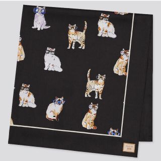 ポールアンドジョー(PAUL & JOE)の新品 ユニクロ ポール＆ジョー スカーフ ネコ 猫 ねこ PAUL＆JOE (バンダナ/スカーフ)