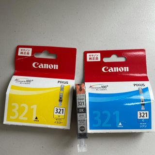 キヤノン(Canon)のCanon 321 インク(期限切れ) イエロー、シアン、ブラック　3色セット(その他)