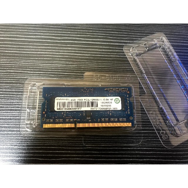 Ramaxel メモリ 4GB ノートPC用 DDR3-1600