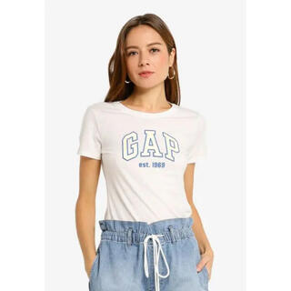 ギャップ(GAP)のGAP ロゴTシャツ 白(Tシャツ(半袖/袖なし))