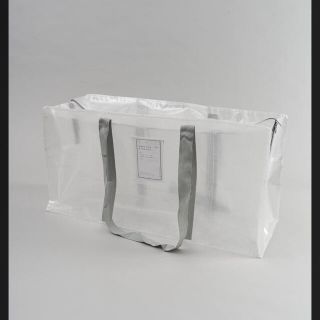 3coins クリアボックスバック　LL   収納力抜群の多機能バック(バッグパック/リュック)
