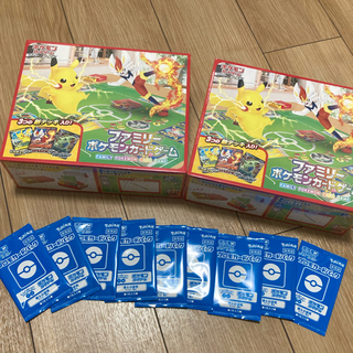 ポケモン(ポケモン)のファミリーポケモンカードゲーム　プロモカードパック5枚付(Box/デッキ/パック)
