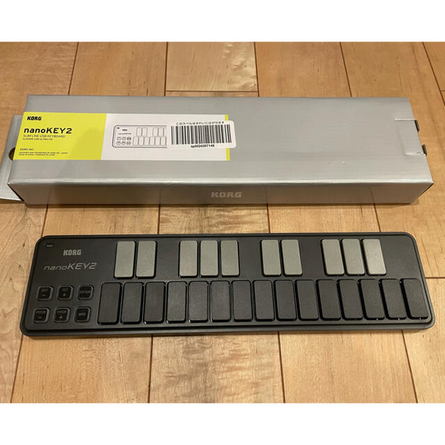 KORG(コルグ)のnanoKEY2 ブラック KORG MIDIキーボード 楽器のDTM/DAW(MIDIコントローラー)の商品写真