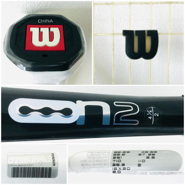 wilson(ウィルソン)の【美品】ウィルソン『Nコード N2／NCODE』テニスラケット／G2／軽量／希少 スポーツ/アウトドアのテニス(ラケット)の商品写真