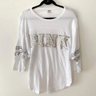 ヴィクトリアズシークレット(Victoria's Secret)のPINK ティーシャツ(Tシャツ/カットソー(七分/長袖))