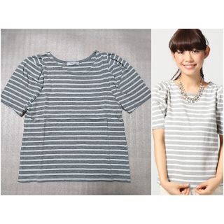 ローリーズファーム(LOWRYS FARM)のLOWRYSFARM コットンBDパワショルトップス ローリーズファーム(Tシャツ(半袖/袖なし))