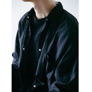 コモリ(COMOLI)のcomoli 19aw ナイロンシルク中綿シャツジャケット2 コモリ(シャツ)