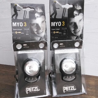 ペツル(PETZL)のペツル / PETZL MYO3 ヘッドライト  2個セット新品未使用品(ライト/ランタン)