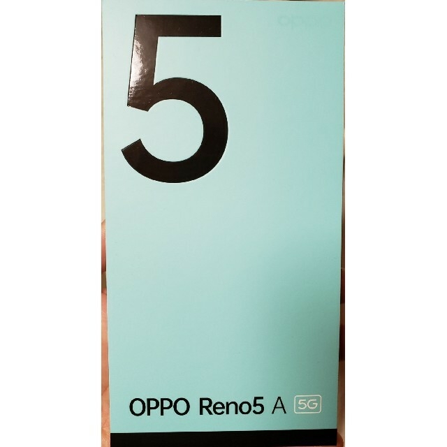 新品　未開封　OPPO Reno5 A　シルバーブラック