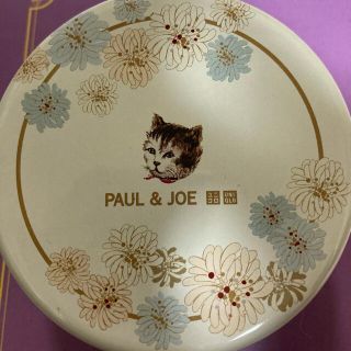 ポールアンドジョー(PAUL & JOE)のPAUL & JOE オリジナル缶ケース ポールアンドジョー ユニクロ 白(ノベルティグッズ)