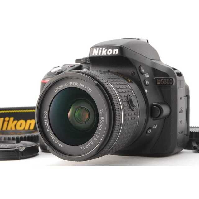 新しいコレクション ★ WiFiでスマホ転送＆自撮りOK！ Nikon D5300 ブラック ★ デジタル一眼
