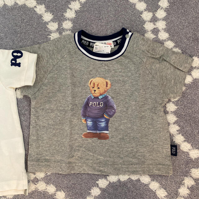 futafuta(フタフタ)の新品未使用　POLO baby ポロシャツ&Tシャツセット キッズ/ベビー/マタニティのベビー服(~85cm)(Ｔシャツ)の商品写真