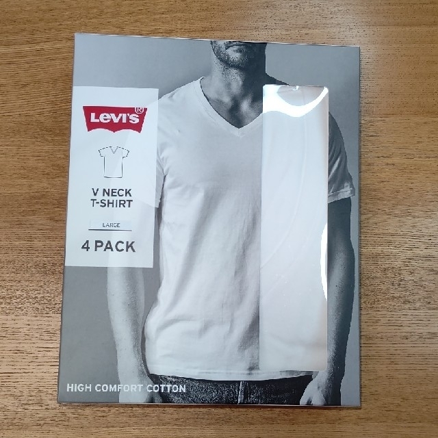 Levi's(リーバイス)のLevi's 半袖 Tシャツ Vネック スポーツウェア 部屋着 Lサイズ メンズのトップス(Tシャツ/カットソー(半袖/袖なし))の商品写真