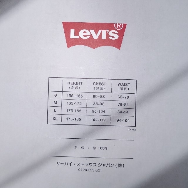 Levi's(リーバイス)のLevi's 半袖 Tシャツ Vネック スポーツウェア 部屋着 Lサイズ メンズのトップス(Tシャツ/カットソー(半袖/袖なし))の商品写真