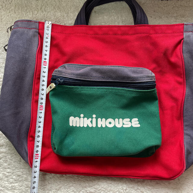 mikihouse(ミキハウス)のmiki house マザーズバック　ショルダー紐＆中敷き付き キッズ/ベビー/マタニティのマタニティ(マザーズバッグ)の商品写真