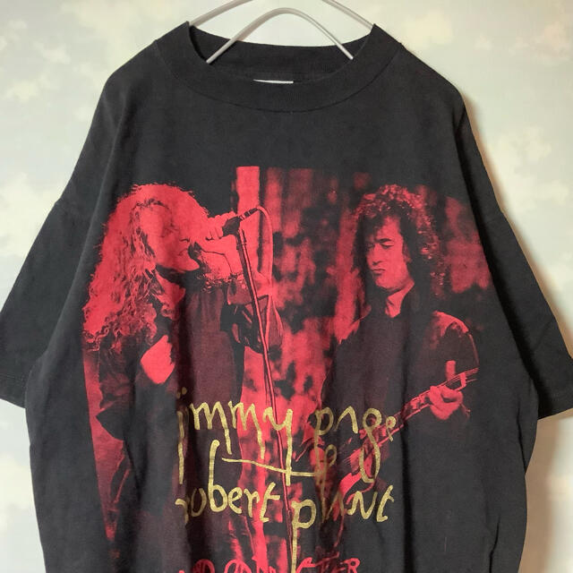 90s Jimmy Page \u0026 Robert Plant tシャツ LレッチリやNI