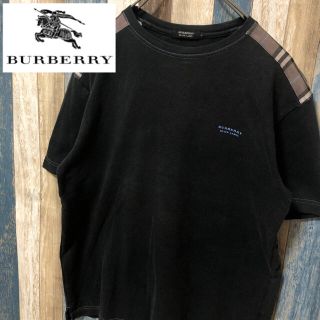 バーバリーブルーレーベル(BURBERRY BLUE LABEL)の【Burberry】バーバリー 半袖Tシャツ  袖ロゴ ノバチェック(Tシャツ/カットソー(半袖/袖なし))