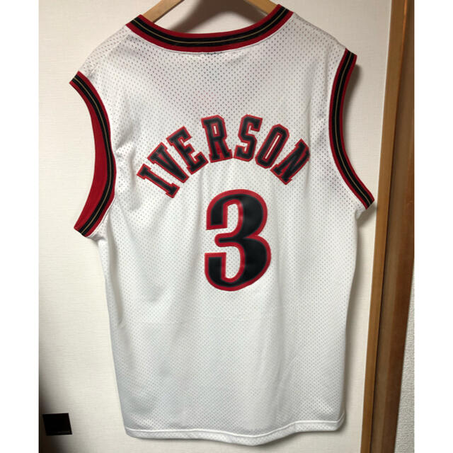 メンズNIKE製 NBA 76 IVERSON アレンアイバーソン ユニフォーム