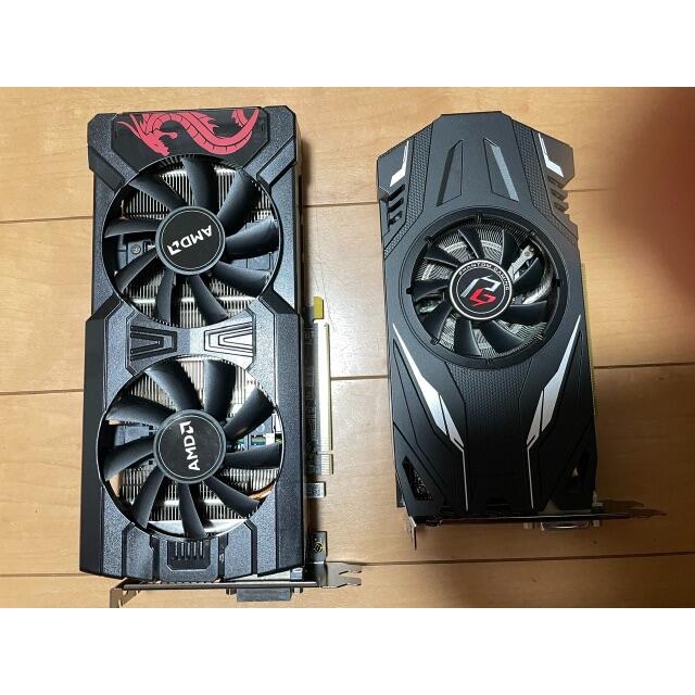 本体のみ radeon rx570 8gb 2枚セット